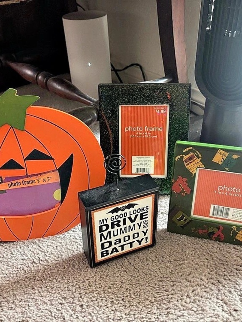 Assorted Halloween Photo Frames Decor